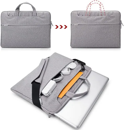 Miniatura 5 de Lacdo Funda de hombro para laptop de 13 pulgadas para MacBook Pro de 13 pulgadas 2012-2015/13 pulgadas MacBook Air A1466 A1369 2010-2017 / Lenovo HP