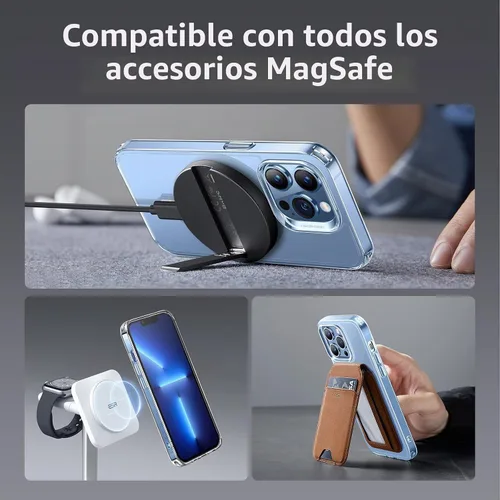 Miniatura 8 de ESR Funda para iPhone 13 Pro, compatible con MagSafe, protección de grado militar a prueba de golpes, resistente al amarillamiento, funda magnética