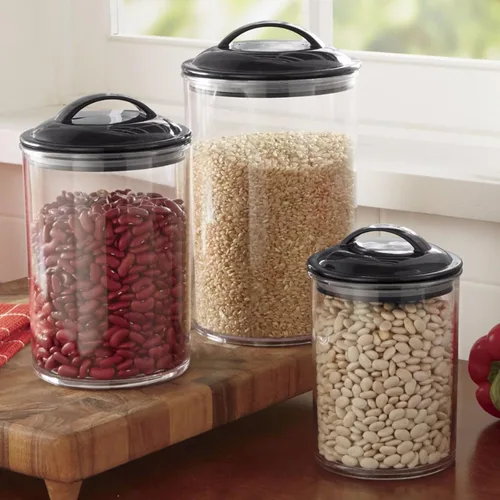 Miniatura 6 de Reston Lloyd - Contenedores herméticos sin BPA para cereales, pasta, azúcar, café, harina, galletas, té suelto, para organización de la cocina