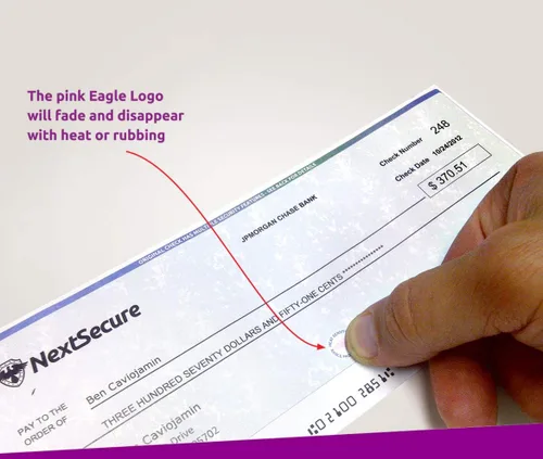 Miniatura 5 de NextDayLabels - Stock de cheques en blanco para láser/chorro de tinta, 8-1/2 x 11" 24# lb, 500 hojas por paquete (parte inferior azul)