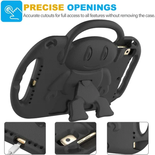 Miniatura 5 de SUPLIK Funda para niños para iPad de 9ª/8ª/7ª generación (10.2 pulgadas, 2021/2020/2019), Funda resistente a niños para iPad de 10.2" con asa