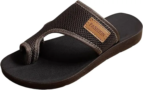 Miniatura 8 de Sandalias ortopédicas para mujer con soporte de arco, sandalias planas de verano para playa, sandalias cómodas para fascitis plantar