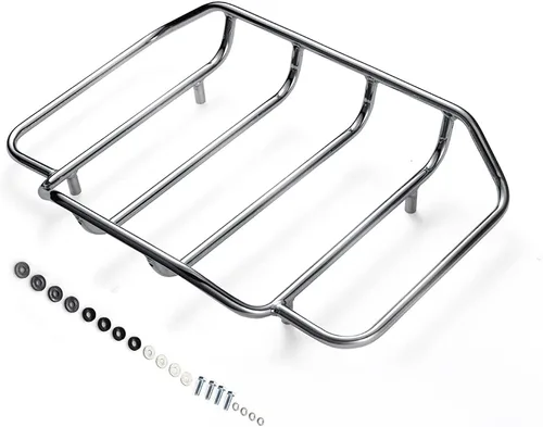 Miniatura 11 de Advanblack Portaequipajes para maletero Harley Hard Tour, paquete de maletero Air Wing Tour, estante superior para Harley Touring Street Glide Road
