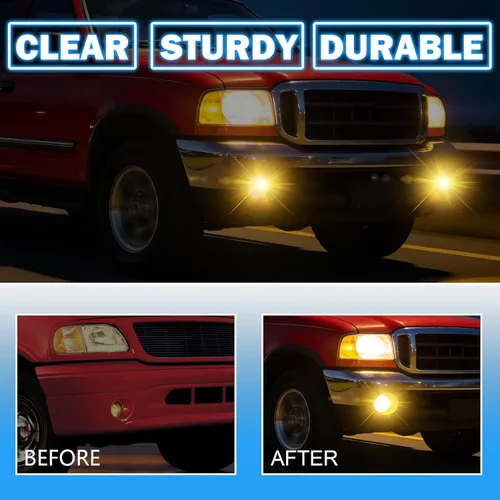 Miniatura 9 de Lámpara de luces antiniebla, compatible con Ford Expedition 1999-2002, F-150 1999-2003 y F-150 Heritage 2004, lado del conductor y del pasajero
