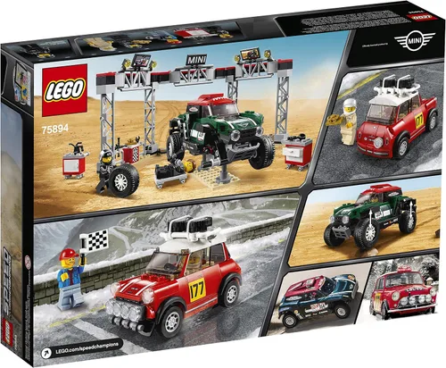 Miniatura 6 de LEGO Speed Champions 1967 Mini Cooper S Rally y 2018 MINI John Cooper Works Buggy 75894 Kit de construcción (481 piezas)