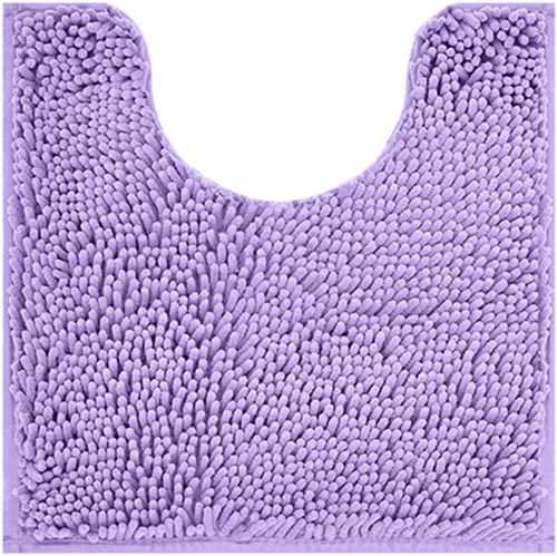 Miniatura 13 de Reyox Tapete de baño de felpilla, tapetes para inodoro en forma de U, tapete de baño de felpa suave, absorbente y peludo, tapete de contorno