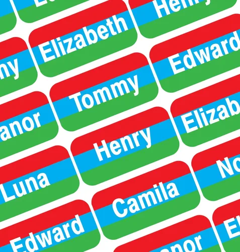 Etiquetas de Nombre Personalizadas para Niños – 60 Etiquetas Impermeables de Pelar y Pegar para Ropa, Cajas de Almuerzo, Botellas de Agua, Bolsas de