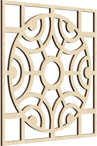 Miniatura 41 de Walton Paneles de pared decorativos de madera con calado, pequeños, 11 3/8 pulgadas de ancho x 11 3/8 pulgadas de alto x 1/4 pulgadas de alto, nogal