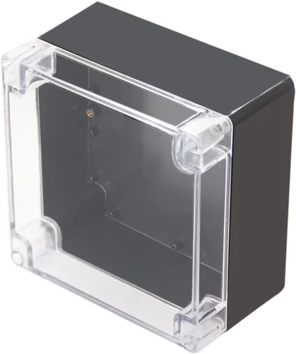 Miniatura 26 de Caja de proyecto IP65 Caja de conexiones impermeable ABS cajas eléctricas negras para bricolaje, Estuche electrónico para proyectos de energía, Caja