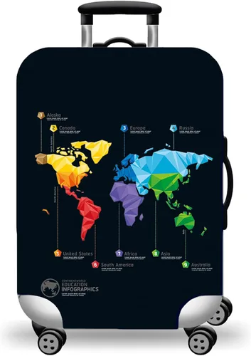 Miniatura 21 de WUJIAONIAO Funda para Equipaje de Viaje Funda para Maleta Equipaje Protector 18-32 Pulgadas, Moda