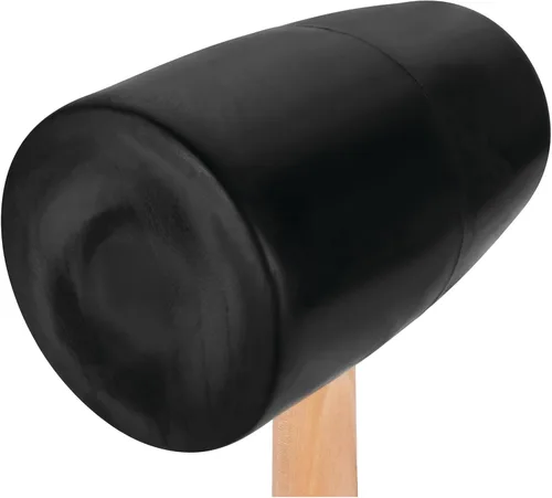 Miniatura 4 de Performance Tool Mazo de cabeza de goma dura 1466 con mango ergonómico de madera para carpintería, construcción y proyectos de bricolaje