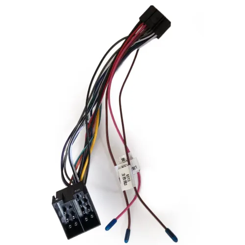Miniatura 7 de Hikity Arnés de cableado de 16 pines Adaptador ISO para radio de coche Android Universal ISO Estándar Conector de radio hembra con cables de control