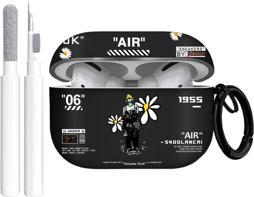 Miniatura 23 de Gedicht Funda para Airpods Pro, lindo diseño de fútbol de TPU suave fundas para Airpods Pro 1ª generación, a prueba de golpes para Airpods Pro 2019