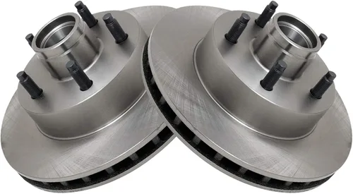 Miniatura 6 de TRQ Kit de pastillas de freno delantero y rotor, kit químico de freno, pastillas de freno de cerámica compatible con Ford Ranger Mazda B2300