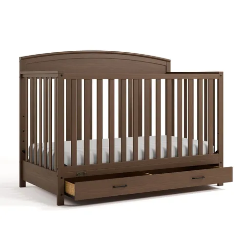 Miniatura 17 de Graco Benton - Cuna convertible 5 en 1 con cajón, certificado GREENGUARD Gold, se convierte de cuna de bebé a cama infantil, sofá cama y cama
