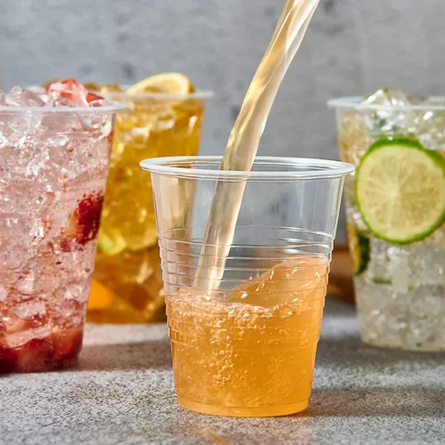 Miniatura 5 de Lilymicky Paquete de 300 vasos de plástico transparente de 12 onzas, vasos de plástico desechables en frío para fiestas, picnic, barbacoa, viajes