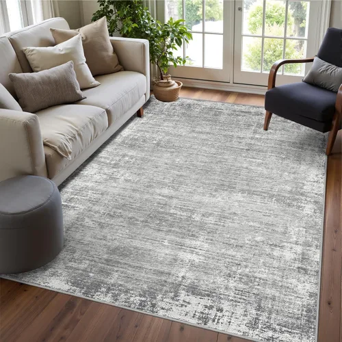 Miniatura 61 de zesthome Alfombras de 5 x 7 pulgadas - Alfombra lavable resistente a las manchas, alfombras modernas abstractas para sala de estar, dormitorio