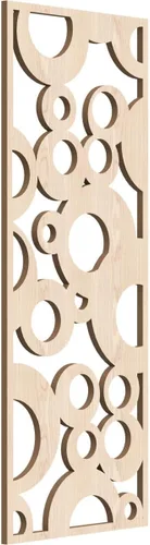 Miniatura 119 de Farwell Paneles de pared decorativos de madera con calado, 13 3/8 pulgadas de ancho x 34 3/8 pulgadas de alto x 1/4 de alto, roble rojo rojo