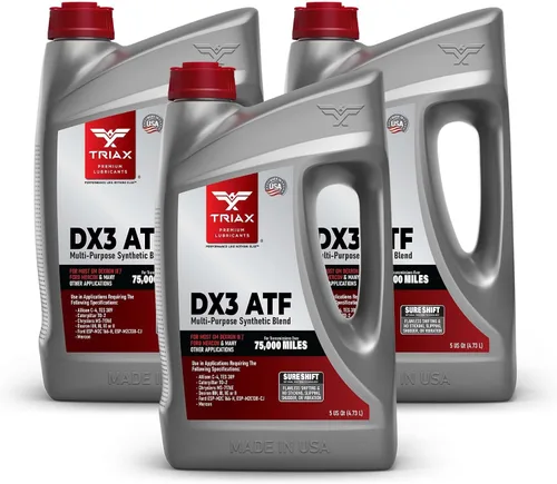 Miniatura 9 de TRIAX DX3 ATF - Compatible con la mayoría de aplicaciones GM Dexron III y Ford Mercon - Líquido para transmisión automática multiuso, optimizado