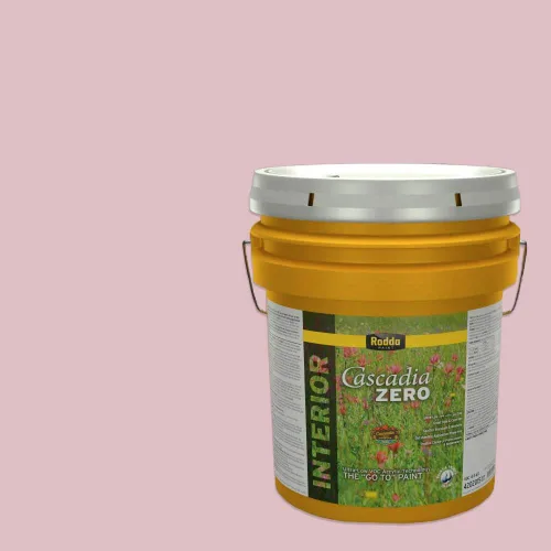 Miniatura 85 de Rodda Paint CASCADIA ZERO - Pintura plana e imprimación para interiores en uno, cuarto de galón, rosa Mullen