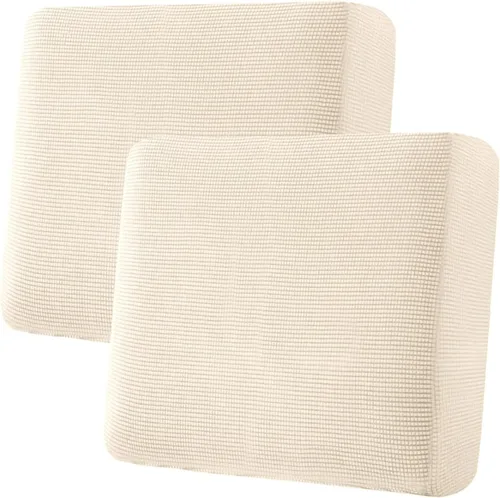 Miniatura 46 de H.VERSAILTEX Fundas Súper Elásticas para Asiento Individual, Fundas de Sofá, Fundas de Cojines, Juegos de Fundas, Tela Gruesa de Sarga con Textura