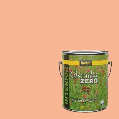 Miniatura 281 de Rodda Paint CASCADIA ZERO - Pintura plana e imprimación para interiores en uno, cuarto de galón, crema de ballet