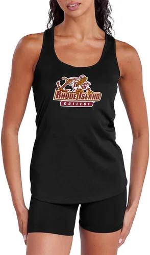 Miniatura 260 de Camiseta deportiva sin mangas oficial de NCAA Collegiate para mujer, con espalda cruzada, colección con logotipo primario