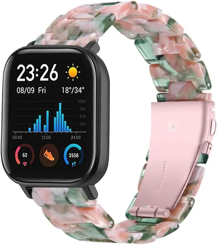 Miniatura 15 de FitTurn Bandas de resina compatibles con Amazfit Bip 6/Bip 5/Pace/Cheetah/Stratos 2 3/GTR 4/GTR 3/GTR 3 Pro/GTR 2/GTR 2e/GTR 1.850 in Reloj