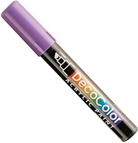 DecoColor Violeta - Marcador de pintura acrílica, multicolor