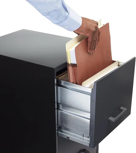 Miniatura 6 de Amazon Basics Organizador de carpetas de archivos expansible con bolsillos, tamaño carta, expansión de 3.5 pulgadas, paquete de 25, 9.5 x 11.75