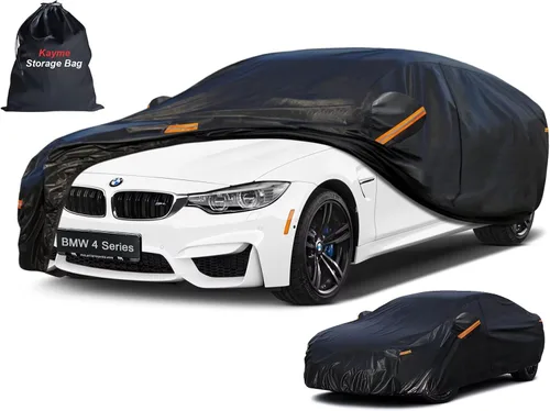 Miniatura 37 de Kayme - Cubierta completa impermeable de 7 capas para Honda Civic Sedán/Coupé (1991-2024), apta para todo clima, protección p/exteriores contra