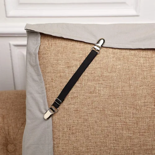 Miniatura 5 de Boao 24 correas de clips para sábanas de cama, resistentes y ajustables, soporte de cama ajustable, sujetadores de sábana de esquina para el hogar