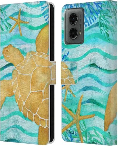 Miniatura 12 de Head Case Designs Officially Licensed Paul Brent Coral Azul Coastal Leather Book Wallet Case Cover Compatible with Motorola Moto G (2024)