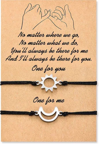 Miniatura 7 de Tarsus Pinky Promise - Pulseras de relación a juego para amigos, pareja y familia