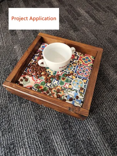 Miniatura 8 de Heimerdinger Paquete de 16 azulejos mixtos de cerámica Talavera – Mosaico de diseño marroquí mexicano de 1.9 x 1.9 pulgadas para decoración