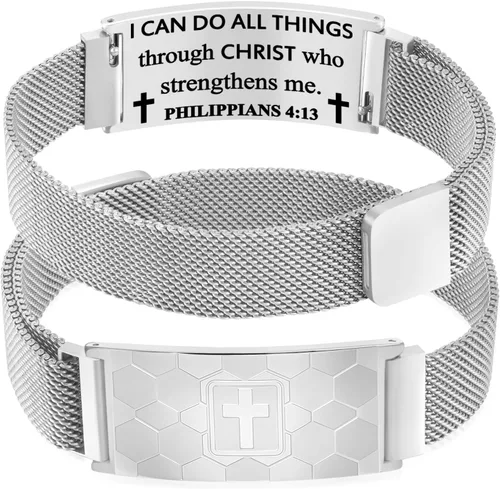 Miniatura 30 de Regalos de graduación, pulsera de fútbol, fútbol, baloncesto, béisbol, regalos de pulsera, pulseras de cruz de fe para hombres, bautismo, primera