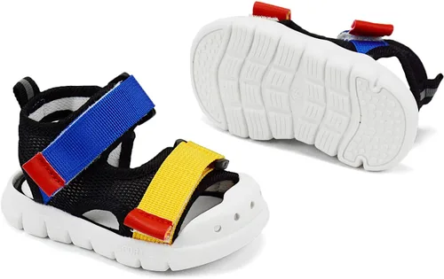 Miniatura 38 de OAISNIT Sandalias deportivas para bebés, niños y niñas, ligeras, antideslizantes, suela de goma, zapatos de agua acuática para playa, zapatos