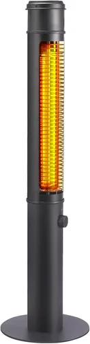 Calentador Eléctrico para Exteriores para Patio, 1500W 40" Calentadores Infrarrojos de Pie Grandes para Uso en Interiores y Exteriores, Calentador