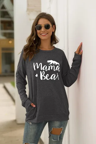 Miniatura 3 de JEYMMI Camisa de manga larga para mujer, estilo casual, para otoño, 2023, para mamá y mamá