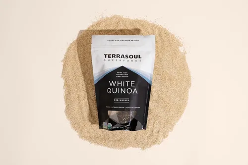 Miniatura 6 de Terrasoul Superfoods Quinoa blanca orgánica, 2 libras - Prelavada Sin gluten Proteína vegetal