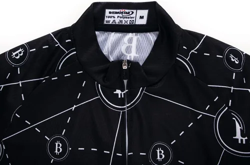 Miniatura 81 de Weimostar Hombre Ciclismo Jersey Manga Corta Bicicleta Ropa Multicolor Diamante
