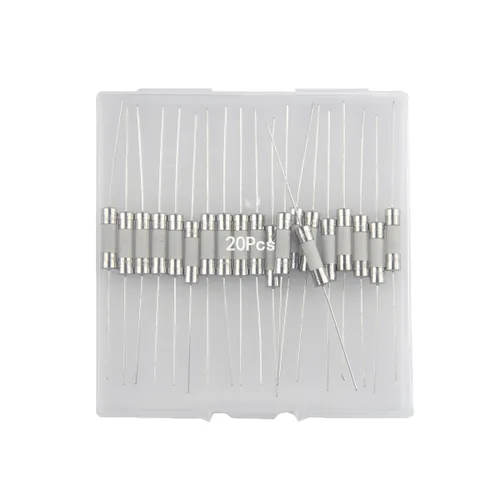 MFLAMO Fusibles T3.15A T3.15AH250V Fusible de plomo axial de cerámica 0.197x0.787 in/0.2"x0.79'' Retraso de fusión lenta 3.15AMP 250V Paquete de