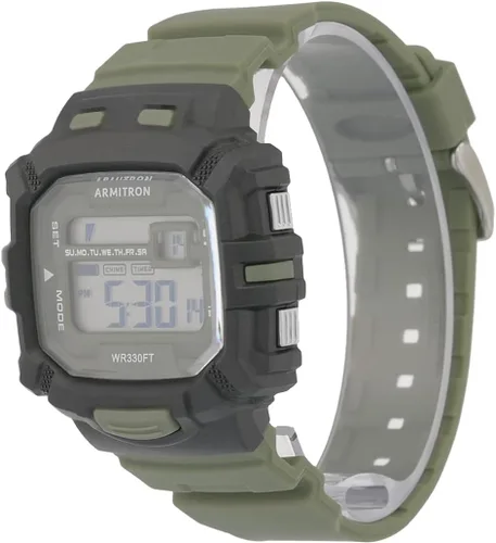 Miniatura 4 de Armitron Sport Men's Digital Chronograph Resin Strap Watch, 408244