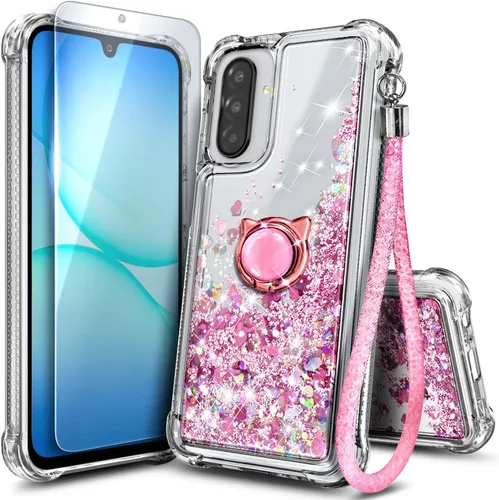 Miniatura 95 de NGB Diseñada para funda Samsung Galaxy Note 10+ (Plus), Rosa/Aguamarina Funda con Purpurina Líquida Brillante Linda para Mujeres Niñas Niños