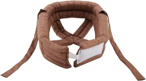 Miniatura 4 de Casco anticolisión, sombrero protector para ancianos, casco de seguridad, anticolisión, prevención de caídas con encaje para el mayor (marrón)