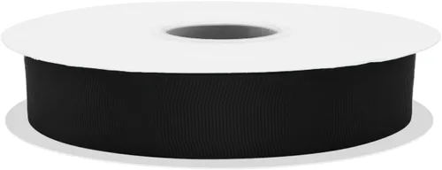 Miniatura 3 de Cinta negra de grogrén de 1-1/2 pulgadas x 50 yardas, para envolver regalos, muy adecuada para decoración de bodas, ramos, manualidades, costura