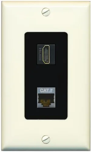 Miniatura 33 de RiteAV Placa de pared HDMI y Cat7 - 1 banda [marrón/marrón]