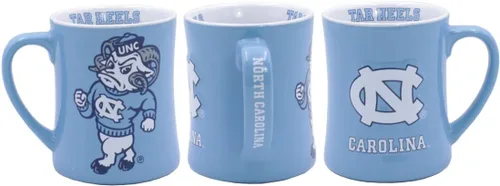 Miniatura 2 de RFSJ Nebraska Cornhuskers - Taza de cerámica en relieve (3D) de 16 onzas, color rojo