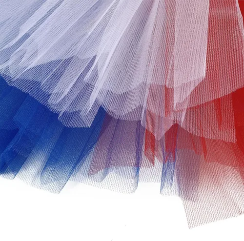 Miniatura 97 de Century Star Tutú de 4 capas para niñas pequeñas, faldas de ballet de tul para baile de princesa, esponjoso, para fiestas de cumpleaños de 2 a 8 años