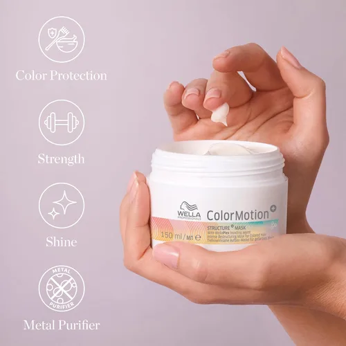 Miniatura 7 de Wella Professionals ColorMotion+ Structure+ Bonding Mask Intense Deep Conditioning Treatment